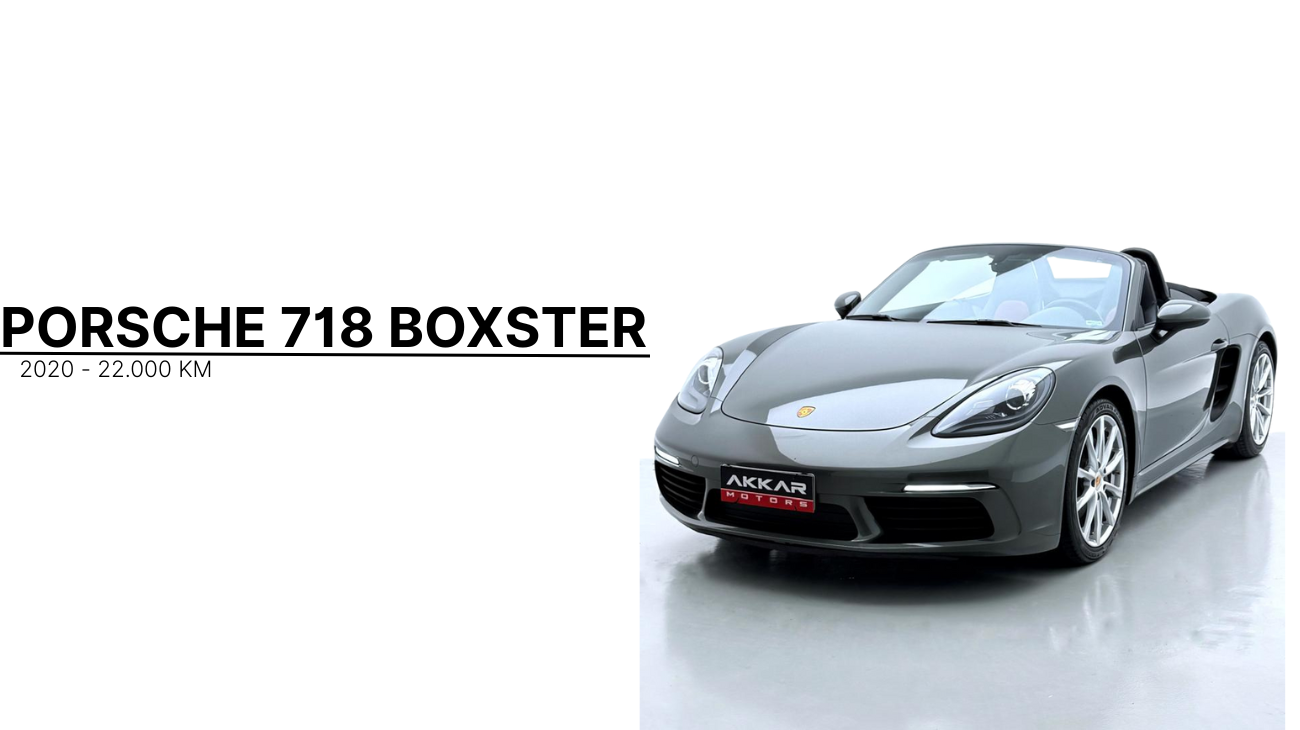 PORSCHE 718 BOXSTER