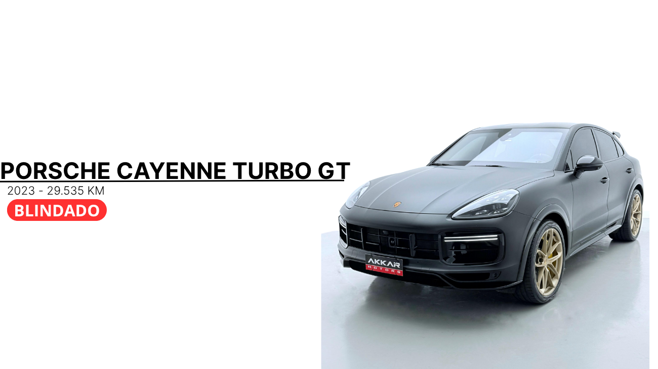 PORSCHE CAYENNE TURBO GT