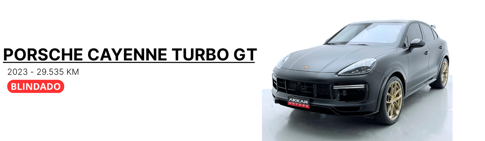 PORSCHE CAYENNE TURBO GT