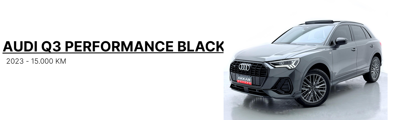 AUDI Q3 PERFORMANCE BLACK