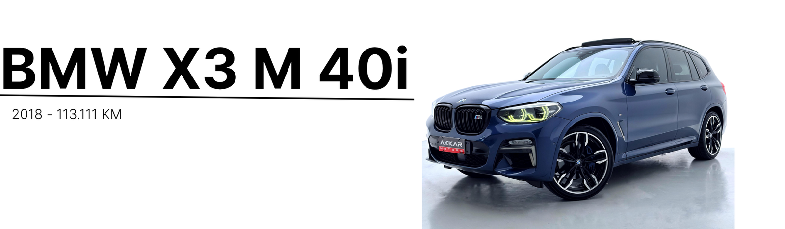 BMW X3 M40i