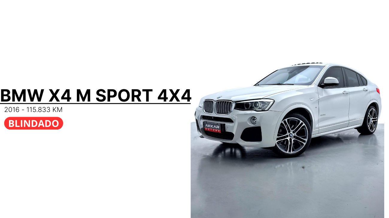 BMW X4 M SPORT 4X4