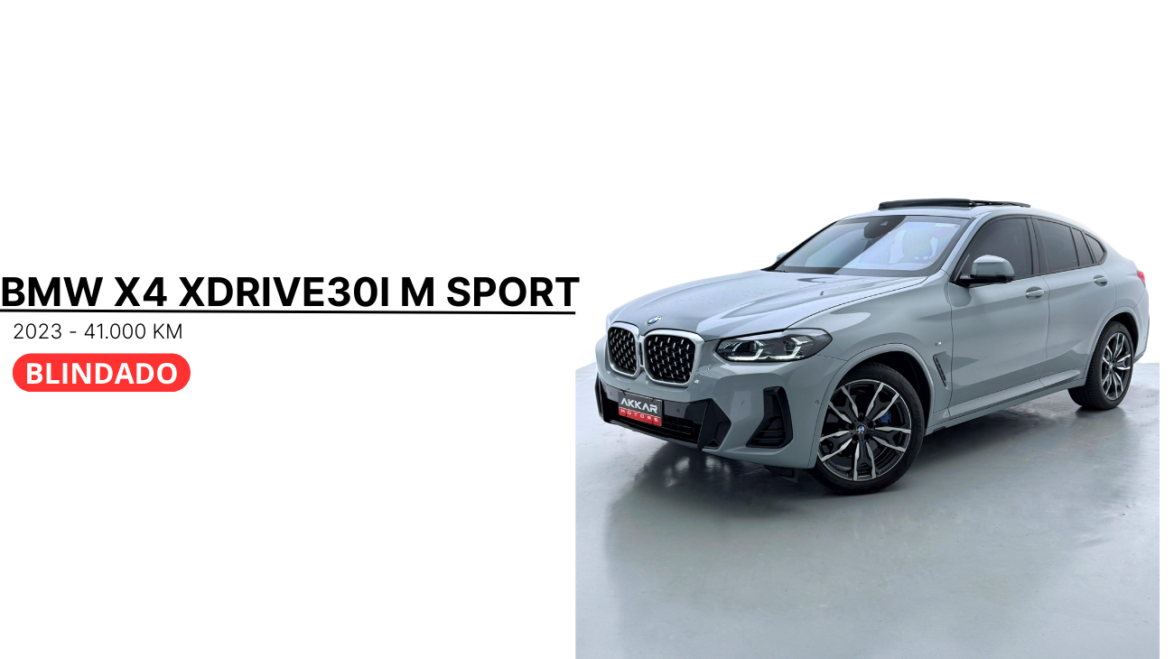BMW X4 XDRIVE30i M SPORT