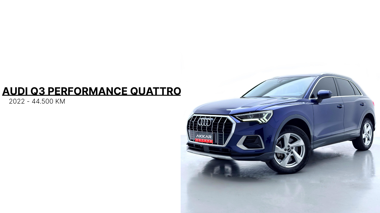 AUDI Q3 PERFORMANCE QUATTRO