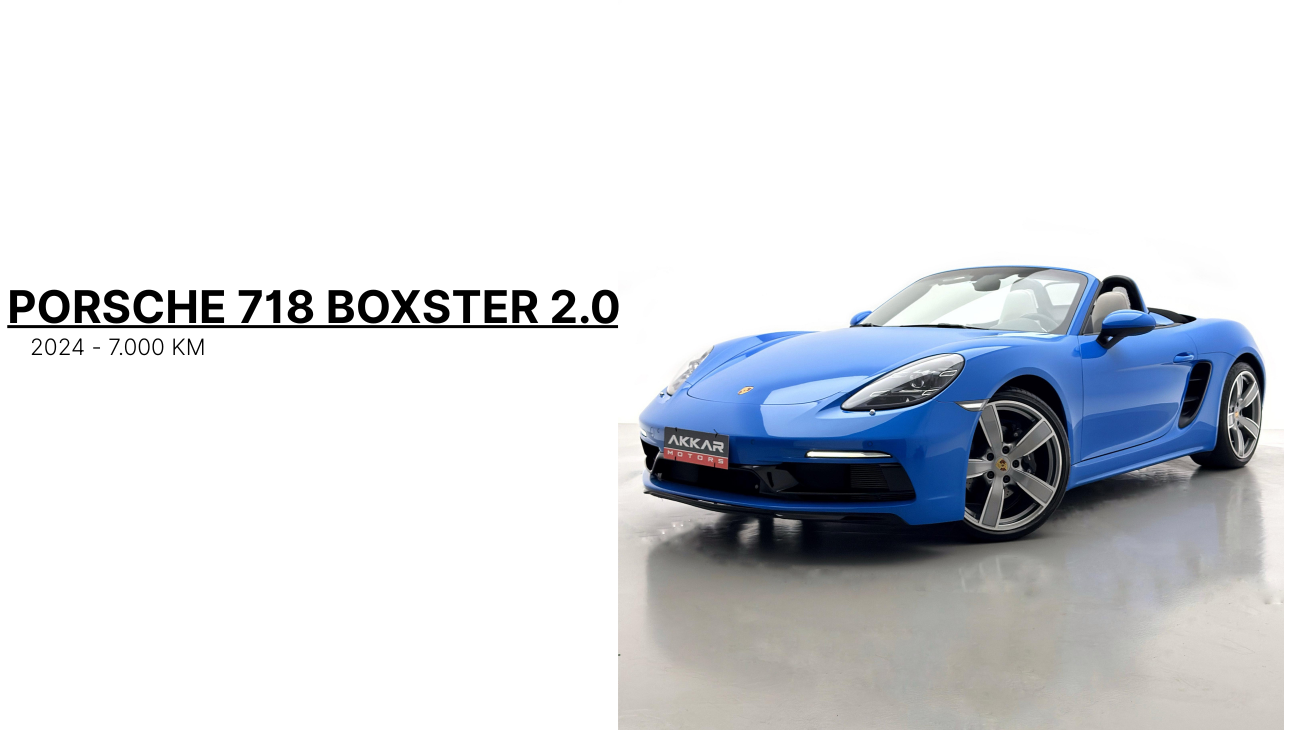 PORSCHE 718 BOXSTER 2.0