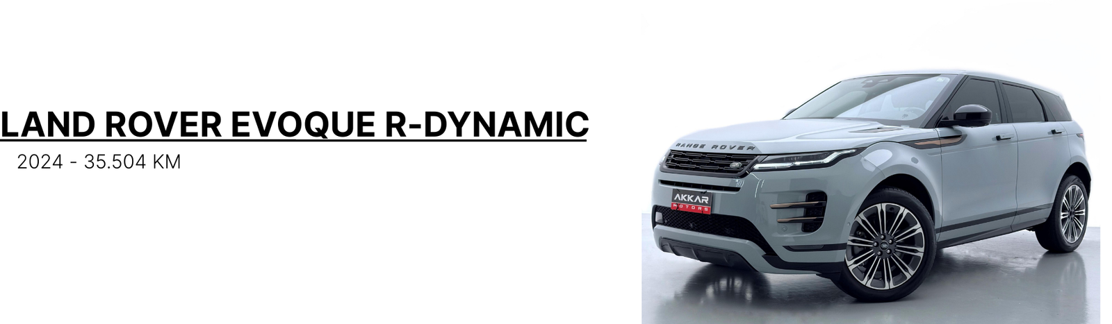 LAND ROVER EVOQUE R-DYNAMIC HSE