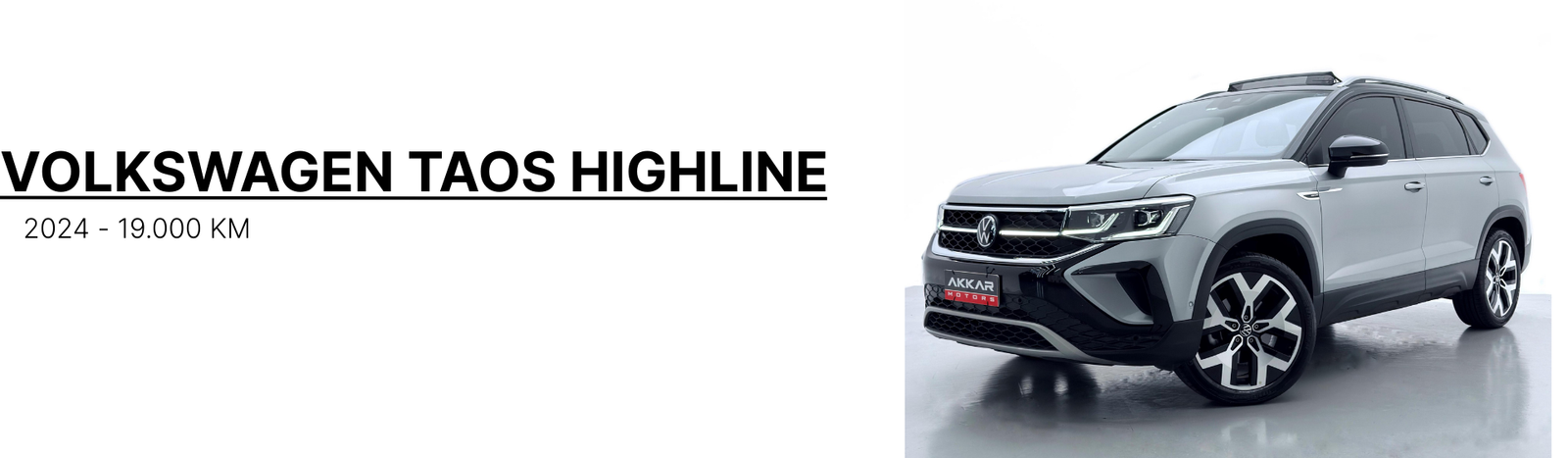 VOLKSWAGEN TAOS HIGHLINE TSI