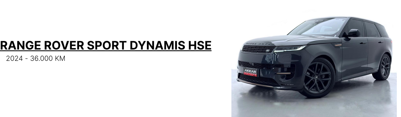 LAND ROVER RANGE ROVER SPORT DYNAMIC HSE D 350 AWD