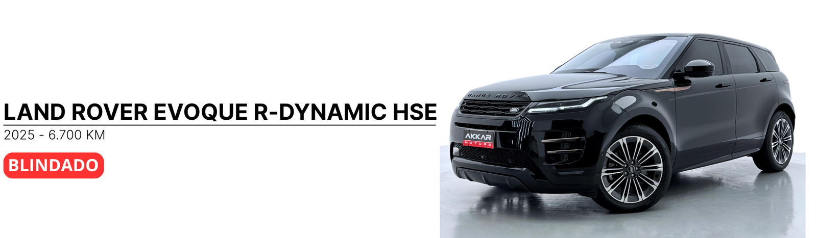 LAND ROVER EVOQUE R-DYNAMIC HSE AWD