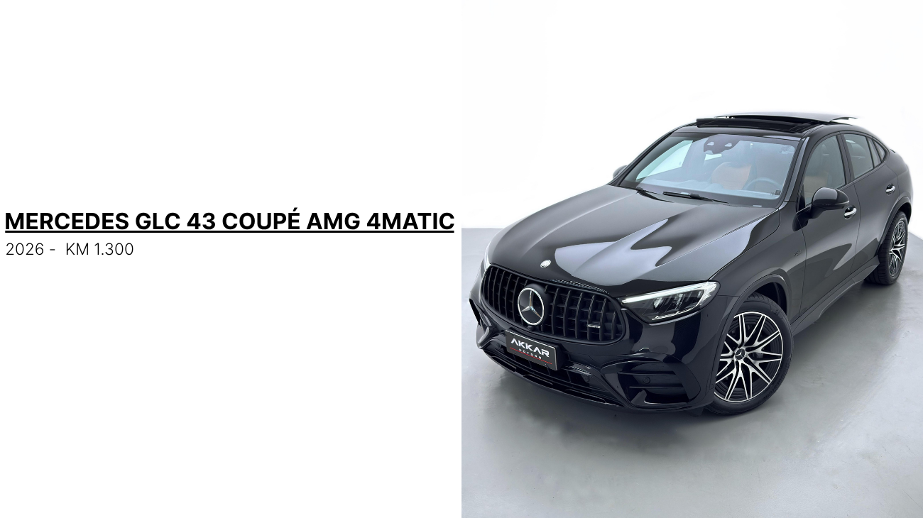 MERCEDES GLC 43 COUPÉ AMG 4MATIC