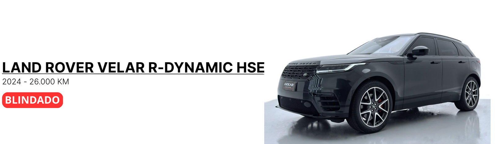 LAND ROVER VELAR R-DYNAMIC HSE P400E