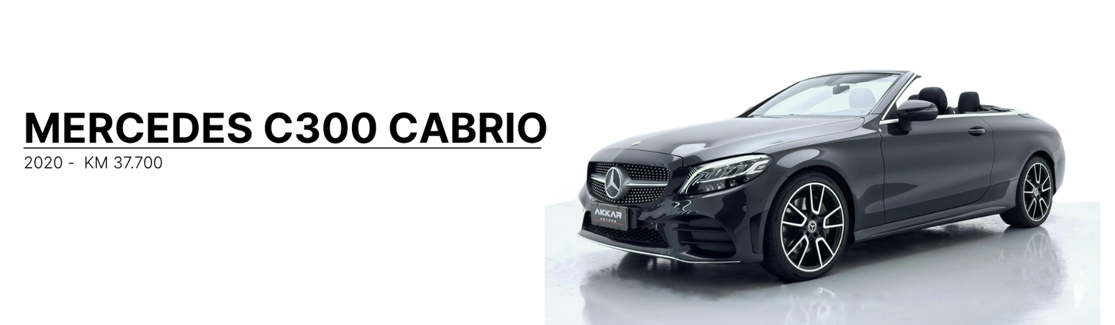 MERCEDES C300 CABRIOLET