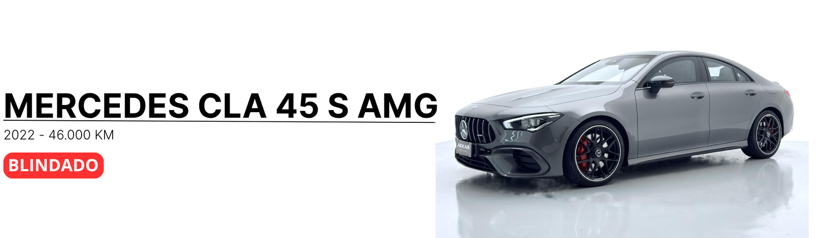 MERCEDES CLA 45 S AMG 4MATIC
